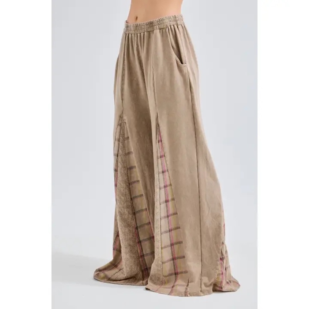 J.Her Flannel Flare Pant
